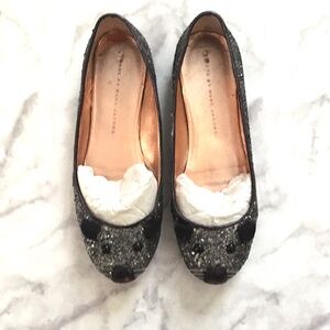 Marc by Marc Jacobs Mouse Glitter Ballet Flats